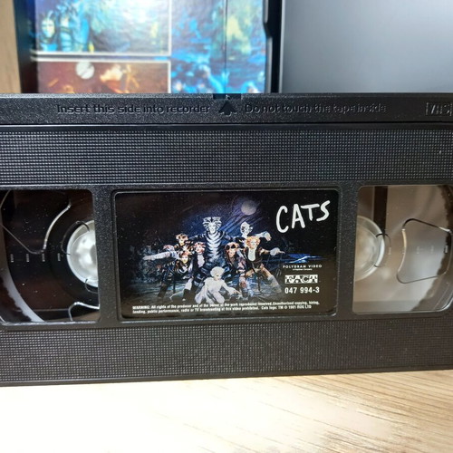Cats musical VHS like new, English edition