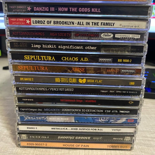 Nu Metal Rap Rock CDs used, collection of 16 items