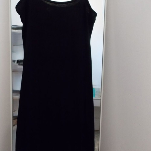 Black mini fitted dress used, size S
