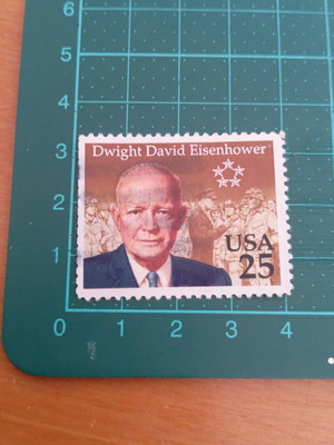United States stamp 1990 Dwight D. Eisenhower like new