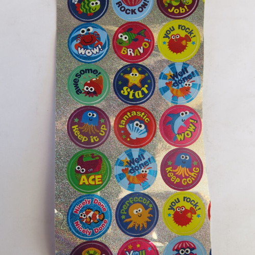 Reward stickers like new, 1 sheet