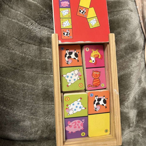 Wooden toy used, missing two pieces
