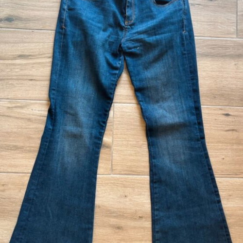 Vintage 90s Zara flared jeans, size 40, blue