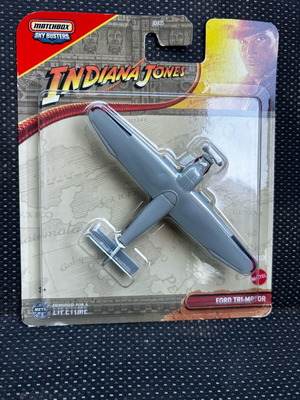 Matchbox Sky Busters Ford Tri-Motor Indiana Jones airplane new - sealed