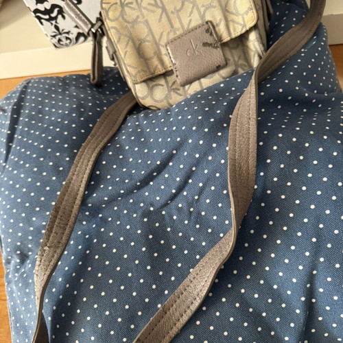 Calvin Klein small crossbody bag used, gray