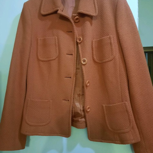 S.Oliver jacket cardigan like new, size M-L, 80% wool, pumpkin color