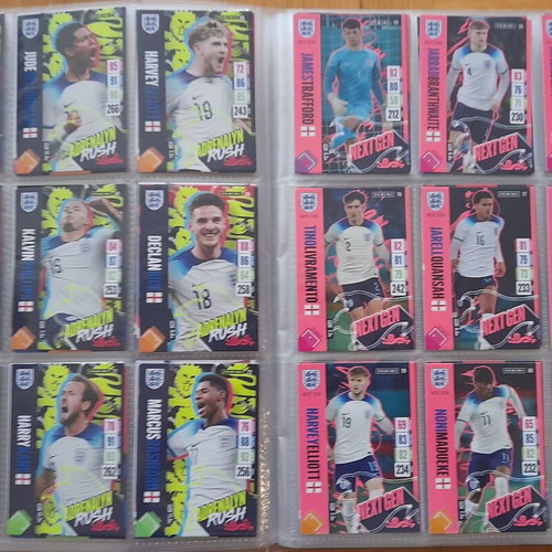 England 2024 Tournament Edition Adrenalyn XL album with 278/297 cards like new