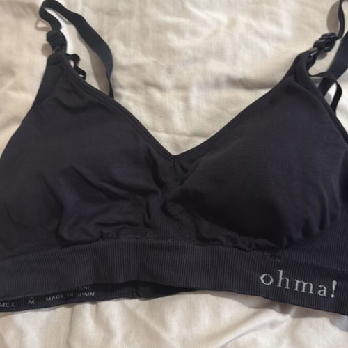 Nursing bra used, size M, black