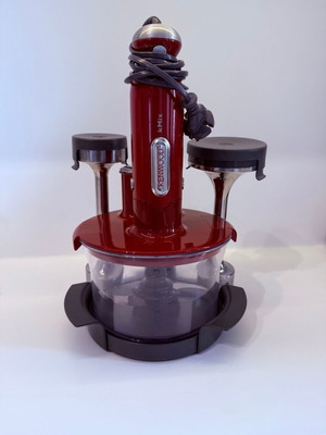 Kenwood kMix TriBlade HB891 multifunction hand blender used, red