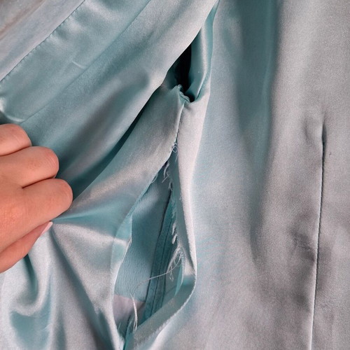 Vintage Genuine Leather Jacket Paranoia used, turquoise mint, size L