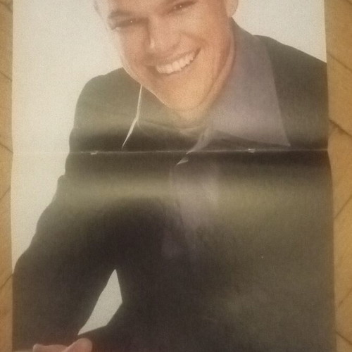 Matt Damon poster new from Teen Life insert