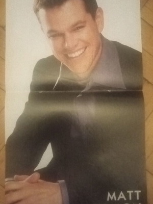 Αφίσα Matt Damon καινούργια από το ένθετο Teen Life