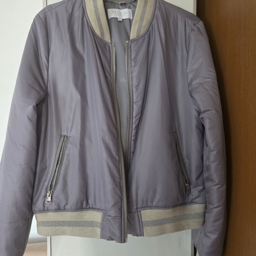 Escada bomber jacket new, gray, size M