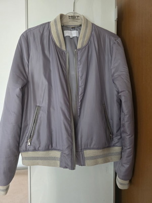 Escada bomber jacket new, gray, size M