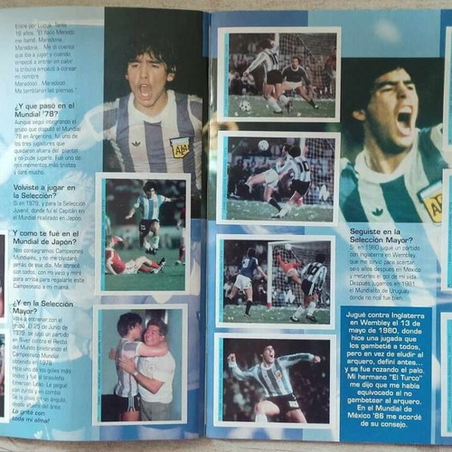 Diego Armando Maradona album like new, limited edition