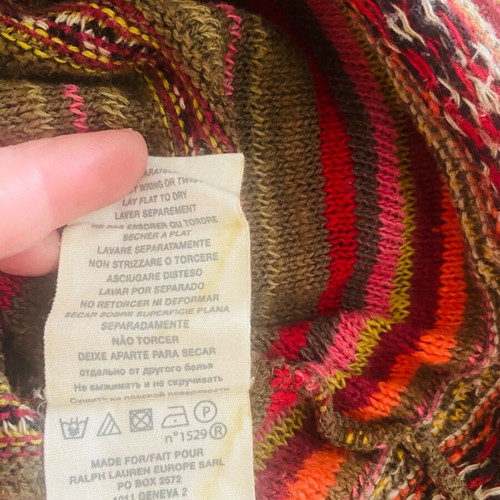 Denim & Supply by Ralph Lauren Boho knitted blouse like new, multicolor, size M
