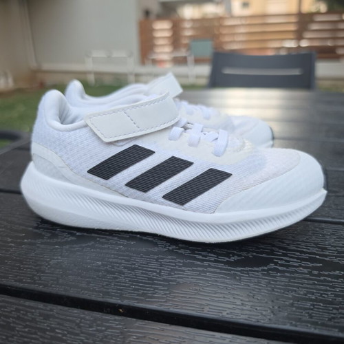 Adidas Runfalcon Kids' Athletic Shoes Size 28 Used White