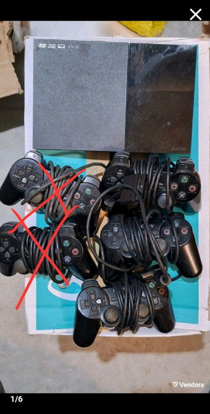  Sony Playstation 2 slim + 3 dualshock