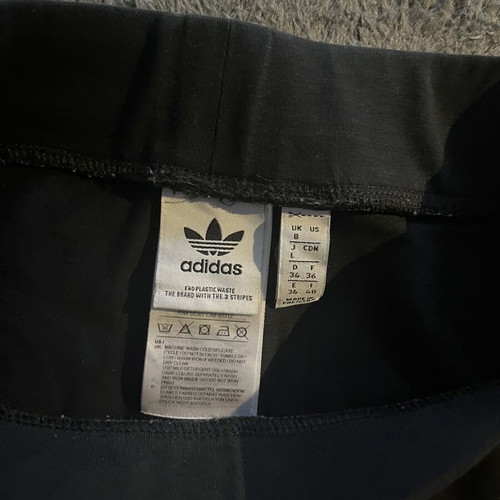 Adidas original leggings, black and white, size XS