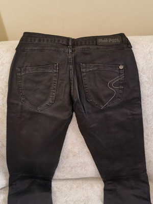 Staff Jeans & Co. women's skinny coated black pants size 26