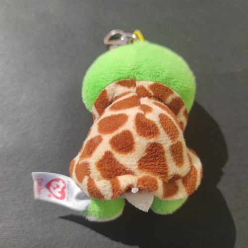 Ty Beanie Boos Turbo turtle plush keychain