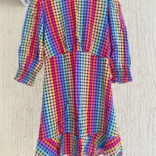 Sugarhill Brighton Lorelei mini dress new, 100% viscose, colorful