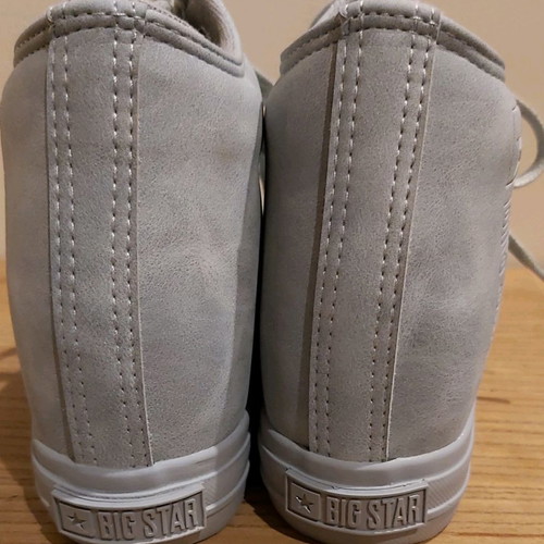 Big Star women's ankle boots new, grey, size 37, faux leather