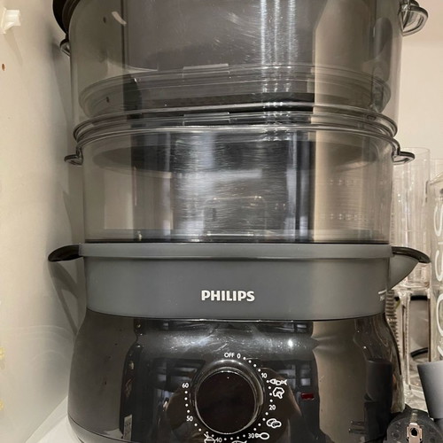 Philips steam cooker used with multiple levels