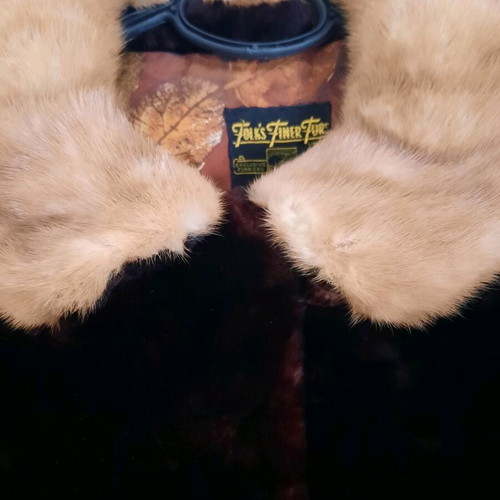 Vintage Folks Finer Furs fox fur brown, like new, size L-XL