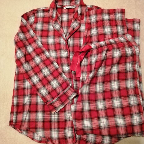 Harmony cotton flannel pajama set like new size L