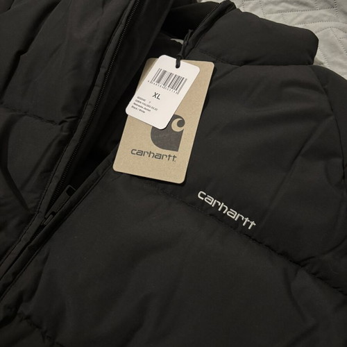 Carhartt puffer jacket new, men's XL, black