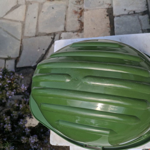 Safety helmet new, green, made in Italy