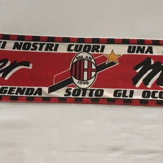 AC Milan scarf new collectible double-sided