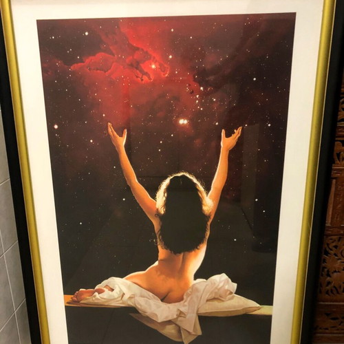 Angel Panagiotou silk screen printing used, collectible