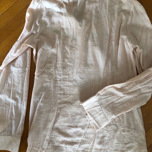 Bershka blouse used with lace, peach color, size M