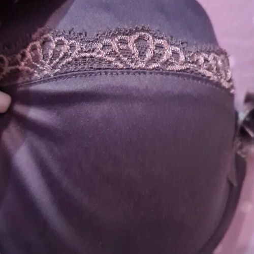 Bra 70 75B satin like new, gray