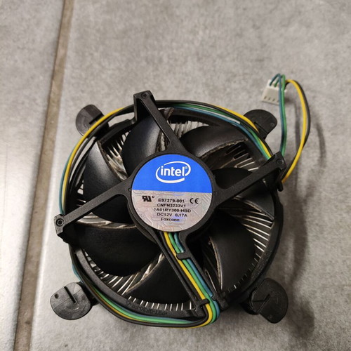 PC spare parts set, used, includes RAM, motherboards, coolers, power supplies, DVD burners, cases