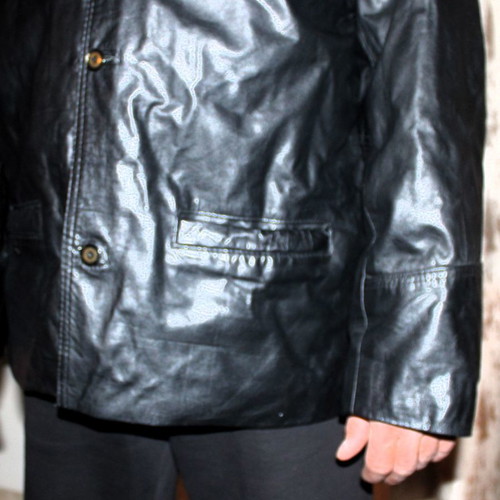 Men's leather jacket used XL, Leather's fashion