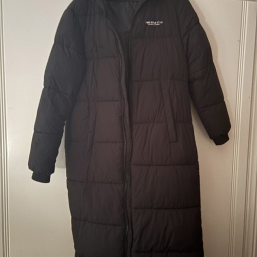 Long jacket used, very warm, size small