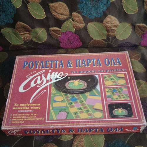 Roulette & Parta Ola board game used, 90s classic