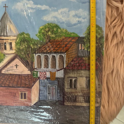 Unsigned painting new 40 x 30 in plastic wrap