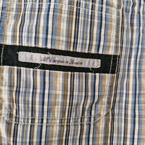 Lapin boy's checked bermuda shorts size 6 like new
