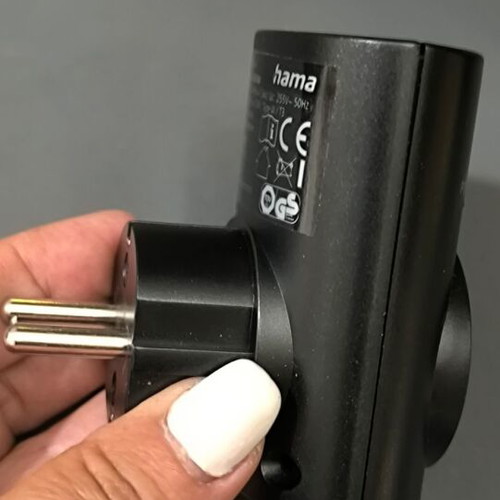 Hama surge protection safety socket new