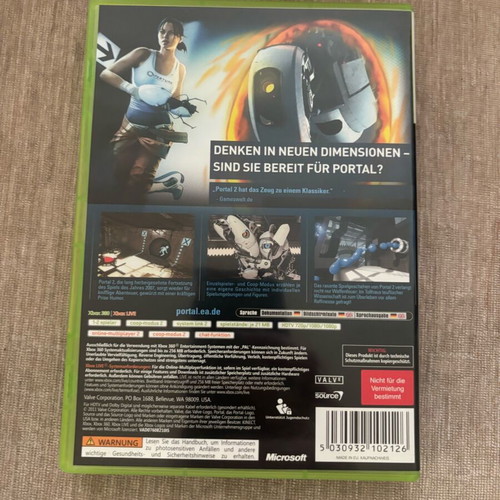 Portal 2 Xbox 360 used complete