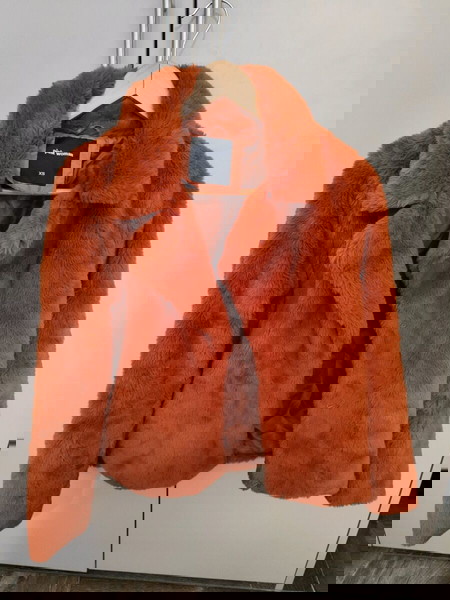 Γούνα μουσταρδί Pink Woman