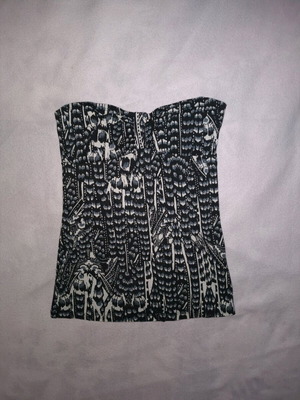 Tezenis strapless blouse like new, size S