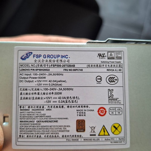 Psu sff 500w Lenovo like new