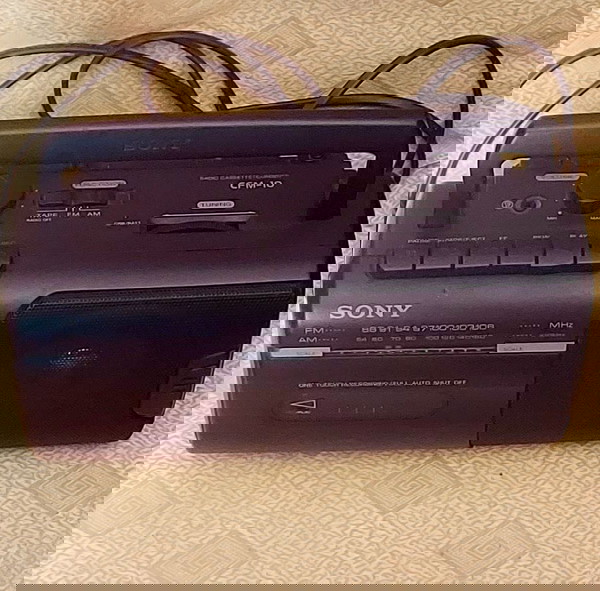 Φορητό ραδιοκασετοφωνο SONY vintage