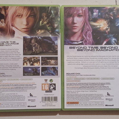 Final Fantasy XIII & XIII-2 Xbox 360 games set, like new
