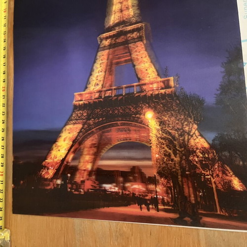 3D lenticular mini poster 25x35 cm, Eiffel Tower